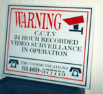 vinyl applied lettering